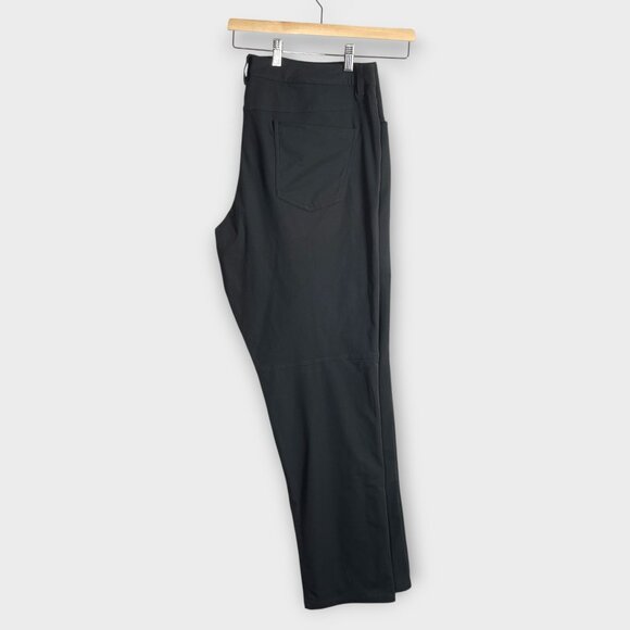 Lululemon ABC Pant Classic Warpstreme 40 x 33 Mens Black Very Dark Midnight Blue - Picture 3 of 7